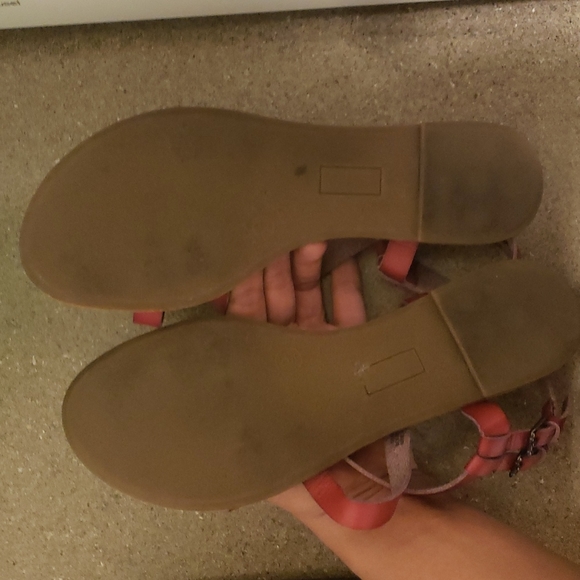 Old Navy Vegan Leather Double Buckle Strap Sandals - Picture 4 of 5